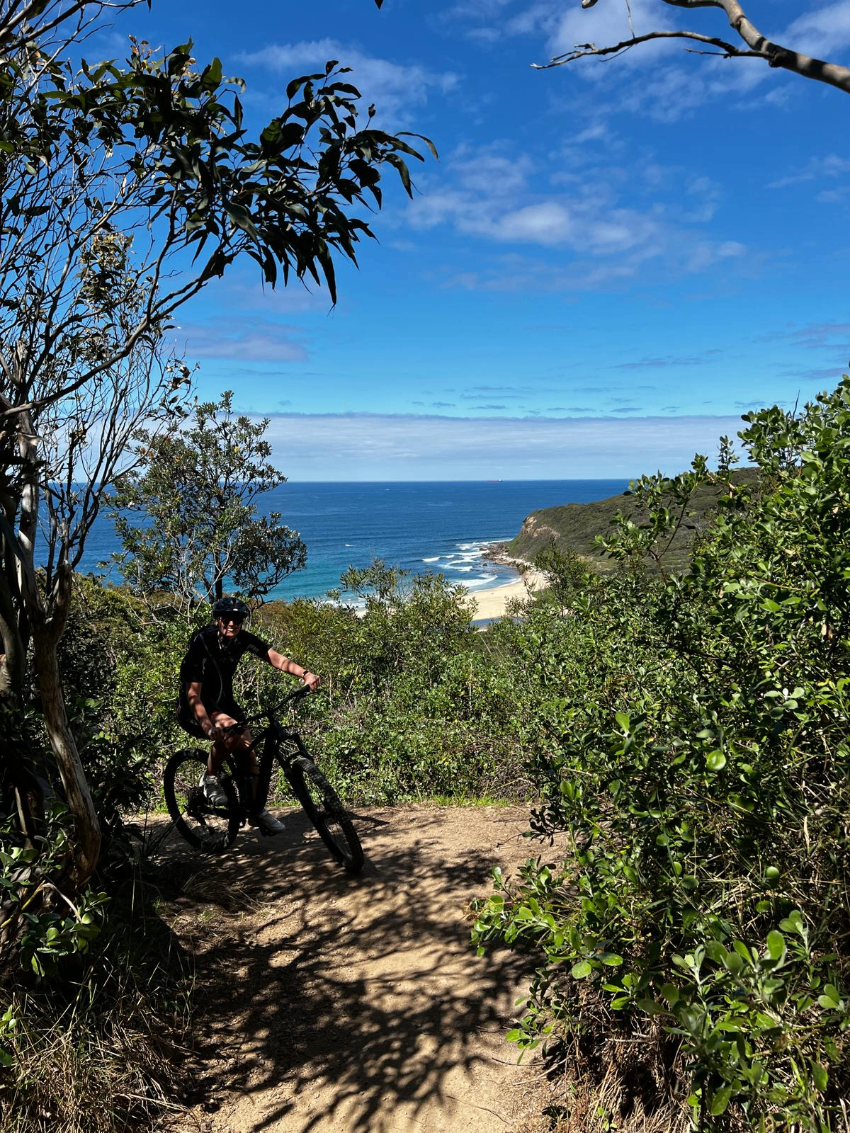 Anstey Hill Recreation Park MTB trail in Tea Tree Gully / north-east Adelaide, SA