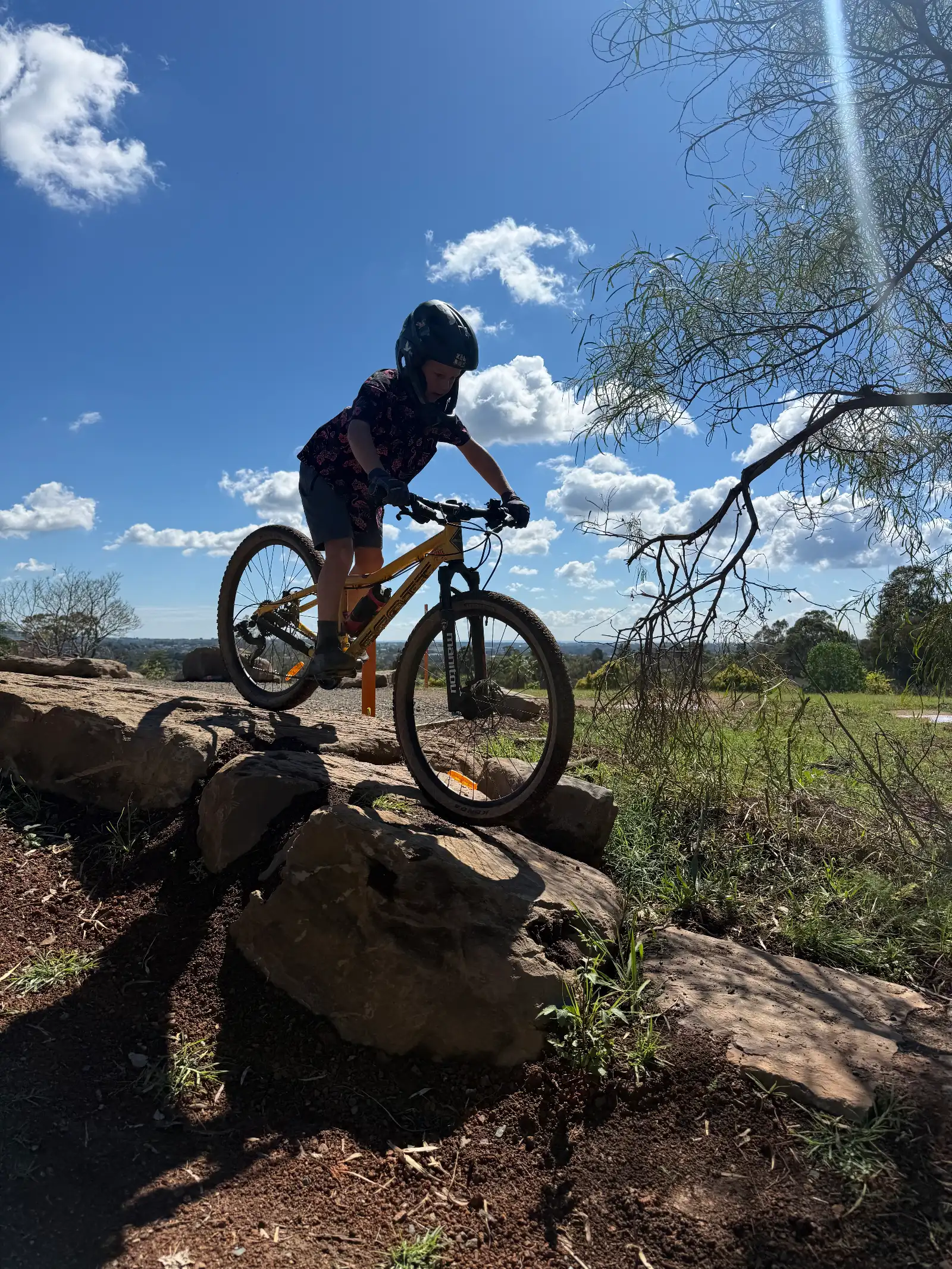 Kanbyugal Mountain Bike Park MTB trail in Woodbine, NSW